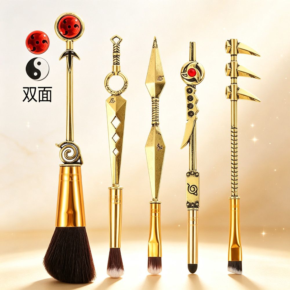 Naruto Anime Makeup Brush 5-Pi - огляд і ціна Beauty No Makeup