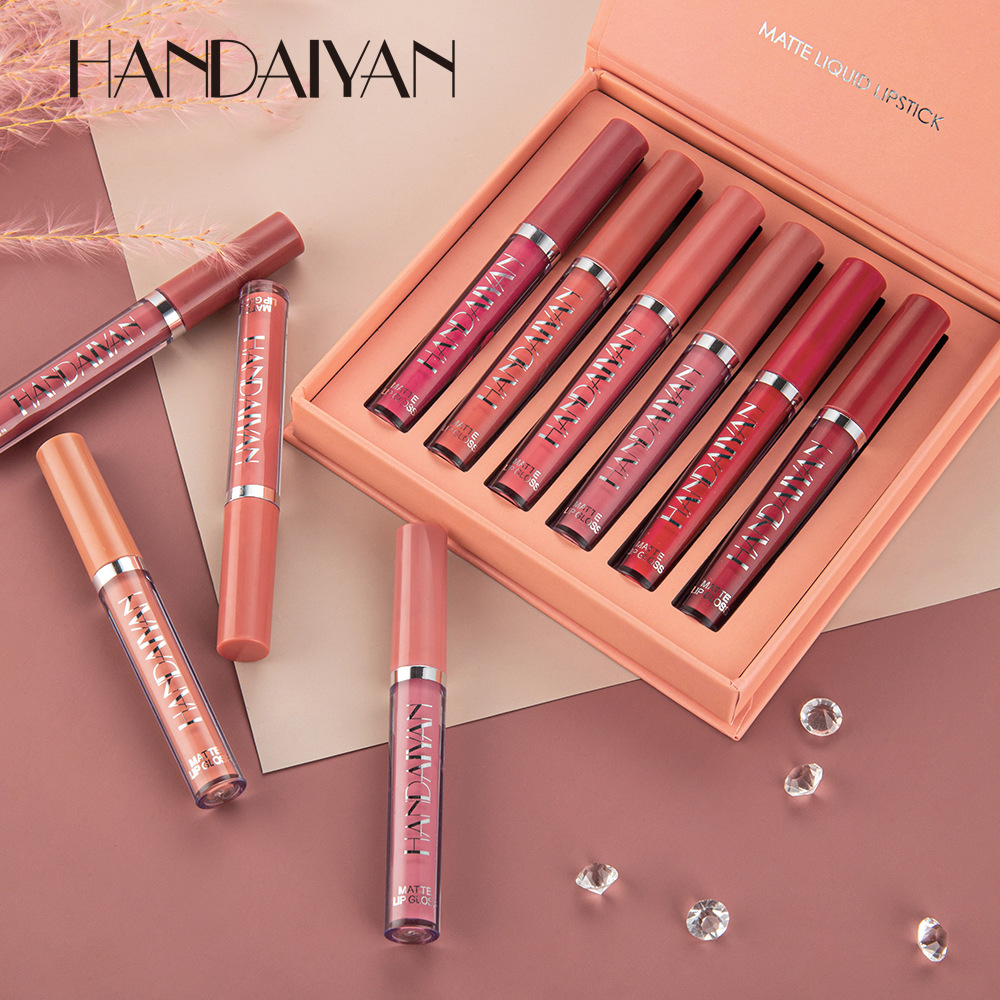 HANDAIYAN 6Pcs Liquid Velvet M - огляд і ціна Beauty Makeup Women