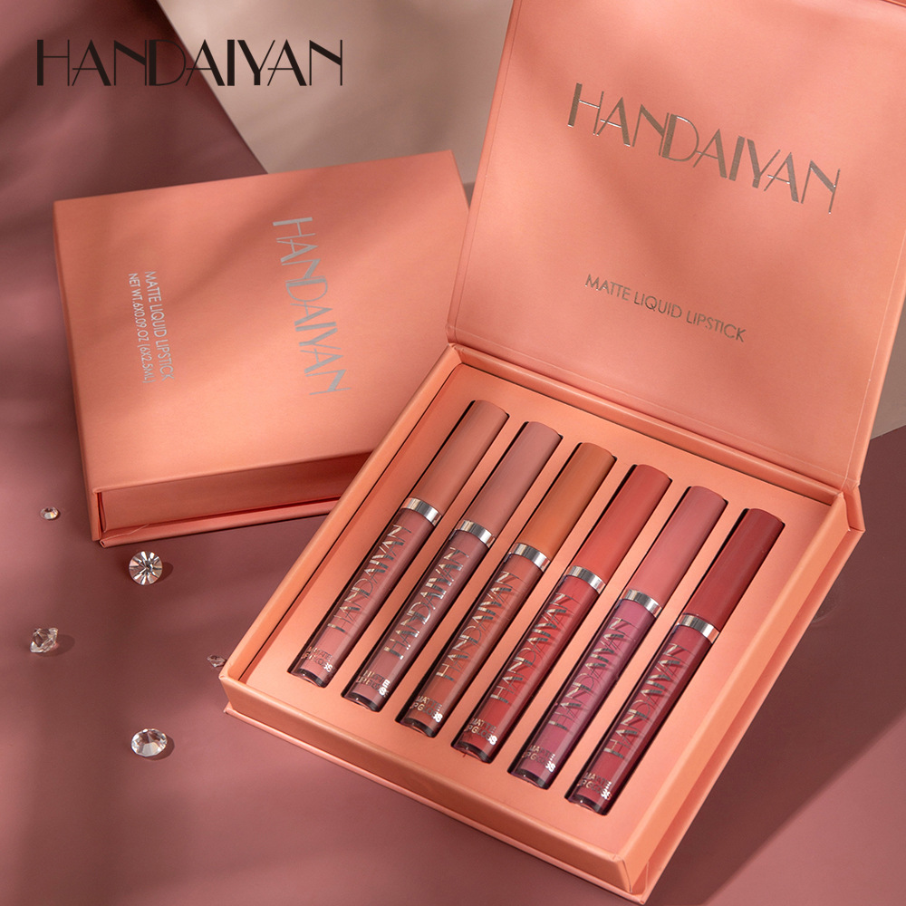 HANDAIYAN 6Pcs Liquid Velvet M - огляд і ціна Beauty Makeup Women